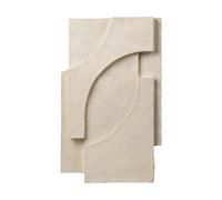 Kristina Dam Studio Decoración de pared Serif Relief M Off white
