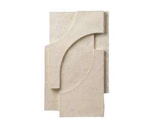 Kristina Dam Studio Decoración de pared Serif Relief M Off white