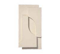 Kristina Dam Studio Decoración de pared Serif Relief S Off white