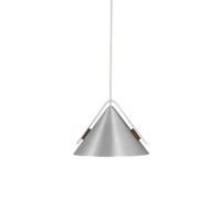 Kristina Dam Studio Lámpara colgante Cone S Aluminium-nogal