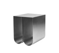 Kristina Dam Studio Mesa auxiliar Curved Stainless steel