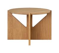 Kristina Dam Studio Mesa de centro Simple Ø52 cm Roble con lacado en tono cálido