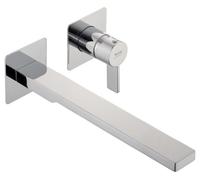 Kronenbach Krona 2.0: Grifo de pared para lavabo, alcance de 24 cm, incluye cuerpo principal