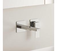 Kronenbach Quara 3.0: Grifo de pared para lavabo, alcance de 15 cm