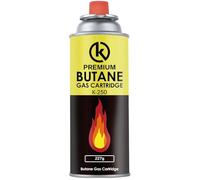 KROWN - Cartuchos de Gas Butano 227g K-250 - Pack para Camping, Hornillos Portátiles, Quemadores y Sopletes (1 Unidad)