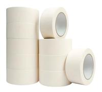 KROWN - Cinta de Carrocero Profesional, Pack de 6 Rollos, 48 mm x 40 m, Cinta para Pintar y Enmascarar, Adhesión Segura, Fácil de Cortar y Retirar (6 Rollos - 40m)