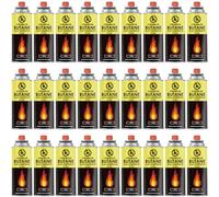 KROWN - Pack de Cartuchos K-250 de Gas Butano 227g para Hornillos Quemadores, Cartucho de Gas para Camping K-250, Bombonas para Sopletes (28 Unidades)