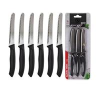 KROWN set de cuchillos de cocina (Set 6 Cuchillos Mesa)