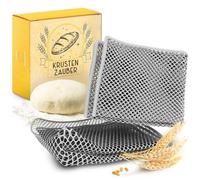 KRUSTENZAUBER Juego de 2 paños de limpieza para tartas para residuos difíciles al hornear pan