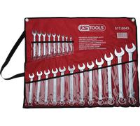 KS Tools 517.0043 CLASSIC Juego de llaves combinadas, en ángulo, 21 pzs. 6-32mm
