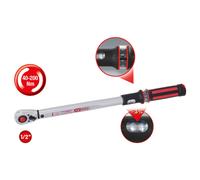 KS Tools 1/2" Ergotorqueprec Llave de Torsión Trinquete 40-200Nm, Dinamométrica