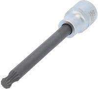 KS TOOLS 1/2" Spezial-Bit-Stecknuss, Vielzahn-Schrauben, Kugelkopf, 10 mm