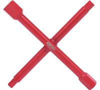 Llave en cruz sanitaria KS Tools, 7 funciones