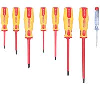 KS Tools 117.0550 - Pack de 8 piezas con destornilladores VDE Ergotorque PH