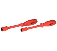 KS Tools 117.1241 - Destornillador de vaso aislado, hexagonal (tamaño: 11 mm)