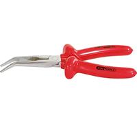 KS Tools 117.1292 - Alicates de boca plana redonda VDE, curvos (L = 200 mm)