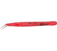 KS Tools 117.1624 - Pinza aislada, curvada (tamaño: 15, 5 mm)