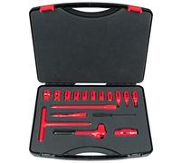 KS Tools 117.1882 3/8" Juego de llaves de vaso aisladas, 16 pzs