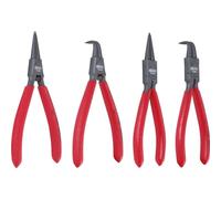 KS Tools 119.2050 Juego de alicates para anillos de seguridad, 10-25 mm, 4 pzs