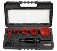 KS Tools 129.5550 - Sierras de corona en estuche (6 unidades, 22-29-35-44-51-68 mm)