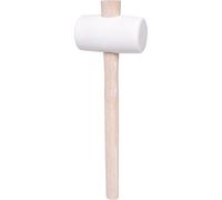 KS Tools 140.1235 Maza de goma, blanca, 500g