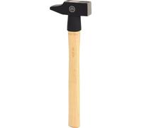 KS Tools 142.1030 Martillo de ajustador, mango de nogal americano, forma francesa, 250 g