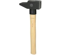 KS Tools 142.1100 Martillo de ajustador, mango de nogal americano, forma francesa, 1000 g