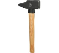 KS Tools 142.1150 Martillo de ajustador, mango de nogal americano, forma francesa, 1500 g