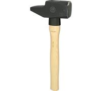 KS Tools 142.1250 Martillo de ajustador, mango de nogal americano, forma francesa, 2500 g
