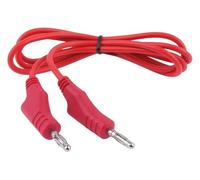 KS Tools 150.1667 Prolongador de cable de medida con conector macho doble y casquillo adicional 1100 mm (rojo)