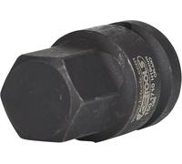 KS Tools 150.1710 Llave de vaso con punta de impacto, 1/2", tipo Allen, 19 mm