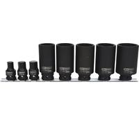 KS Tools 150.1750 1/2" Juego de llaves de vaso para árboles cardán, 8 pzs
