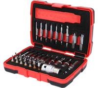 KS Tools 150.7060 Juego de extractores de tornillos con encastre hexagonal de 1/4" + 10 mm Torx y Allen, 34 pzs