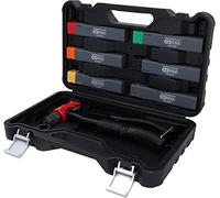 KS Tools 150.9850 Juego de alicates de remache manual 3 en 1, 12 piezas.