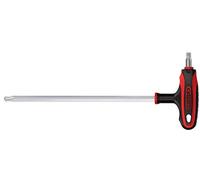 KS Tools 151.2755 Llave acodada Torx con cabeza de bola y mango en T, T10