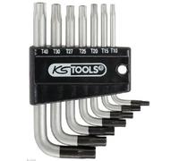 KS Tools 151.4150 - Pack de 7 piezas con agujero frontal de llaves Allen TORX10-40 modelo extra corto