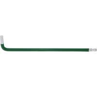 KS Tools 151.4274 Llave acodada Torx con cabeza de bola, XL, T25, verde oscuro