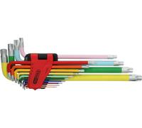 KS Tools 151.4440, llave Torx de ala, metálica, acero, cromo, 2,5 kg, 14 piezas