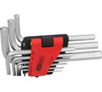 KS Tools 151.4540 Juego de llaves Allen en un soporte abatible,9 pzs 1/16"-3/8"