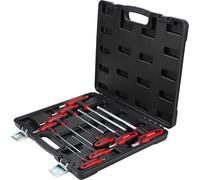 KS Tools Juego de llaves Allen 151.8150 CLASSIC ERGOTORQUEplus — 9 pzs, cabeza de bola y mango en T