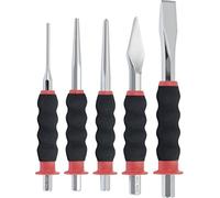 KS Tools 156.0240 - Pack de 5 piezas de cinceles combinados
