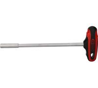 KS Tools 158.5008-E Destornillador de llave de vaso con mango en T largo, 8mm, colgador
