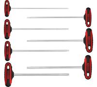 KS Tools 158.5050 ERGOTORQUEplus® Juego de llaves Allen RIBE con mango en T, 7 pzs M4-M10