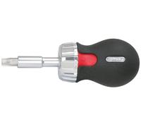 KS Tools 159.2061 - Mini destornillador con carraca (tamaño: 1/4", 95 mm de longitud)