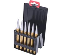 KS Tools 162.2124 Juego de botadores, 6 pzs en casete plegable de chapa