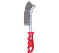 KS Tools 201.2301-E Cepillo universal de alambre de acero inoxidable, 250 mm, colgador