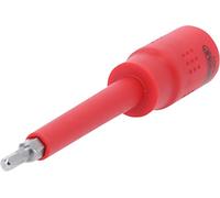 KS TOOLS 3/8" Isolierte Bit-Stecknuss Innensechskant, 4mm, 122mm lang