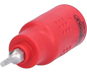 KS TOOLS 3/8" Isolierte Bit-Stecknuss Torx, T10, 60mm 118.3810