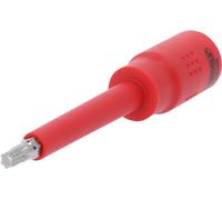 KS Tools 3/8" Isolierte Bit-Stecknuss Torx, T30, 122mm 118.3825