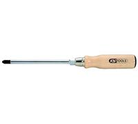 KS Tools 300.1013 ERGOTORQUE WOOD Destornillador con mango de madera, PH 3